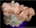 stilbite apophyllite peach minerals collection