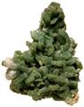 Green Stilbite with Celadonite from Ahmadnagar District, Maharashtra, India