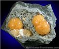 Golden-Yellow Stilbite Balls from Fanwood Quarry (Weldon Quarry), Watchung, Somerset County, New Jersey