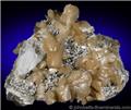 Tan Stilbite Crystals from Prospect Park Quarry, Prospect Park, Passaic County, New Jersey