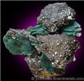 Stolzite with Chrysocolla and Malachite from Whim Creek, Western Australia, Australia