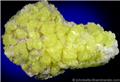 Dense Cluster of Sulfur Crystals from El Desierto, Potosi, Bolivia