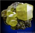 Classic Sulfur Crystal from Perticara Mine, Pesaro-Urbino, Italy