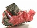 Tetrahedrite with Rhodochrosite from Sweet Home Mine, Mount Bross, Alma District, Park Co., Colorado