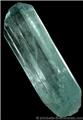 Elongated Bluish-Green Topaz from Virgem de Lapa, Minas Gerais, Brazil