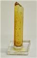 Elongated Yellow Topaz from Ouero Preto, Minas Gerais, Brazil