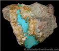 Turquoise Vein from Lavendar Pit, Bisbee, Cochise County, Arizona