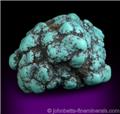 Botryoidal Turquoise Nodule from Black Widow Mine, Tonopah, Nye County, Nevada