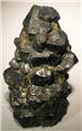 Uraninite Crystal Mass from Chestnut Flats Mine, Spruce Pine, Spruce Pine District, Mitchell Co., North Carolina