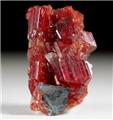 Red Uvite with Hematite from Brumado District, Serra das Éguas, Bahia, Brazil