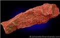 Vanadinite Coating on Quartz from Apache Mine (Vanadium Shaft), 5 miles north of Globe, Gila County, Arizona