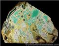 Concentric Sliced Variscite from Little Green Monster Variscite Mine, Fairfield, Utah