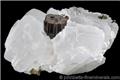 Vesuvianite Crystal in Calcite Matrix from Alchuri, Shigar Valley, northeast of Skardu, Baltistan, Northern Areas, Pakistan