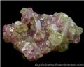 Multicolored Vesuvianite Crystals from Jeffrey Mine, Asbestos, Québec, Canada