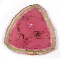 Watermelon Tourmaline Slice from Dunton Quarry, Plumbago Mountain, Hall's Ridge, Newry, Oxford County, Maine