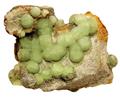 Globular Pea-Green Wavellite from Hot Springs, Garland Co., Arkansas