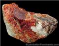Crudely Formed Zincite Crystal from Sterling Mine, Sterling Hill, Ogdensburg, Sussex County, New Jersey