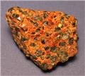 Bright Orange Zincite from Sterling Hill, Ogdensburg, Sussex Co., New Jersey