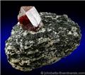 Zircon Pyramidal Crystal on Matrix from Nuristan, Konar Province, Afghanistan