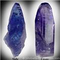 Tanzanite Showing Pleochroism from Merelani Hills, western slope of Lelatama Mountains, Arusha Region, Tanzania